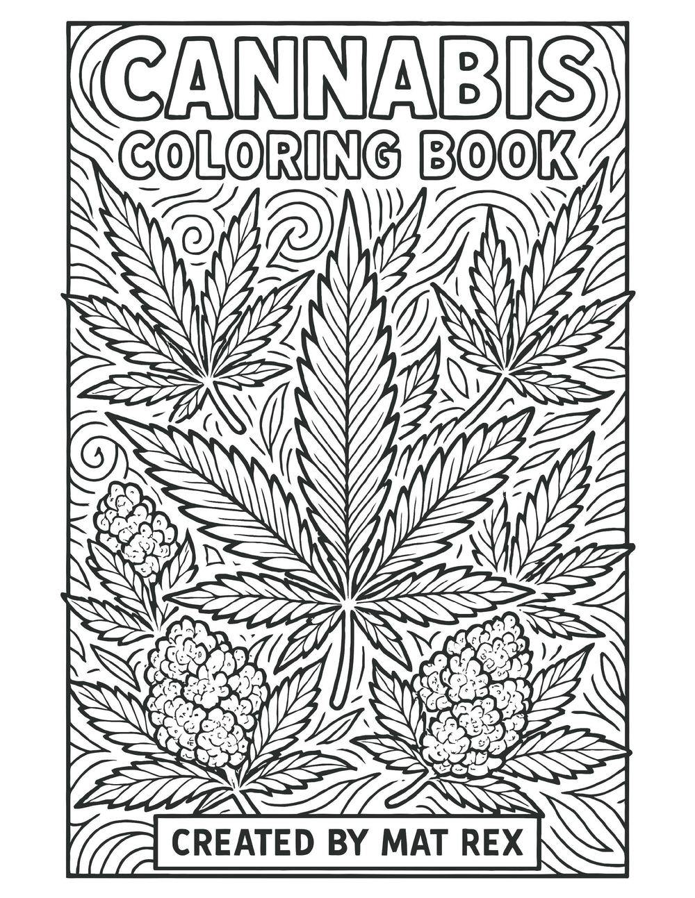 Cannabis Vol. 1 coloring book cover